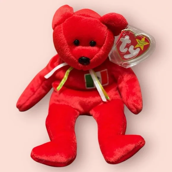 Ty Beanie Baby Attic Treasures Teddy Bear Lot 6 Mixed Styles Plush Vintage Tags - Picture 5 of 16